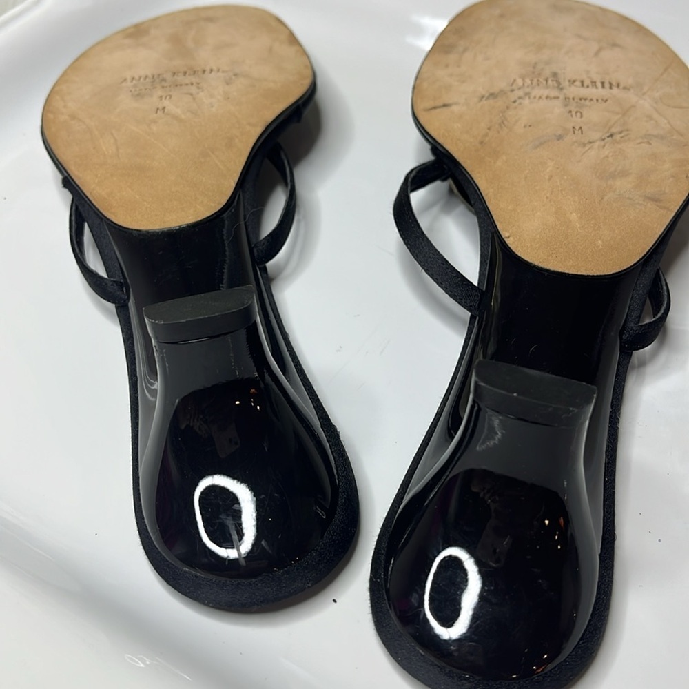 Anne Klein Black Women's Sandals - Picture 6 of 12